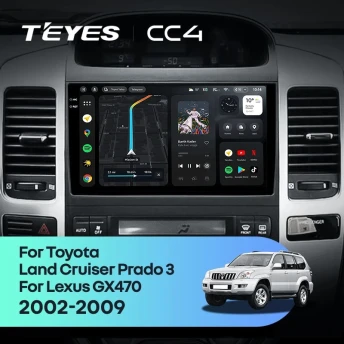 Штатная магнитола Teyes CC4 6/64 Lexus GX470 (2002-2009) F3
