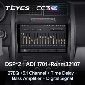 Штатная магнитола Teyes CC3 2K 4/64 Dodge Magnum 2 (2003-2007)
