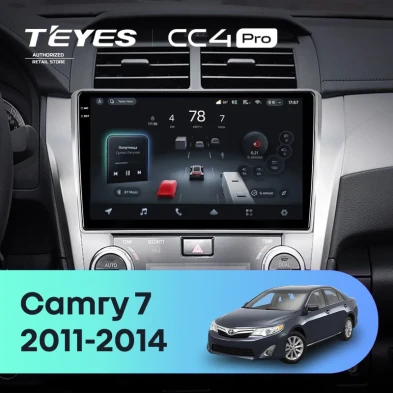 Штатная магнитола Teyes CC4 Pro 12/256 Toyota Camry 7 XV 50 55 (2011-2014) F4