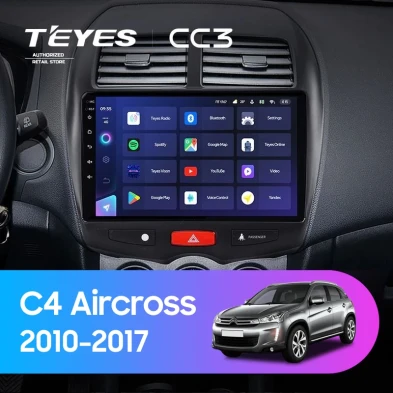 Штатная магнитола Teyes CC3 4/32 Citroen C4 Aircross (2010-2017) Тип-B