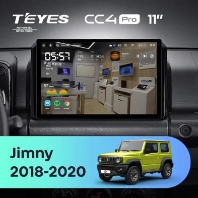 Штатная магнитола Teyes CC4 Pro 8/128 Suzuki Jimny JB64 (2018-2020) (11")