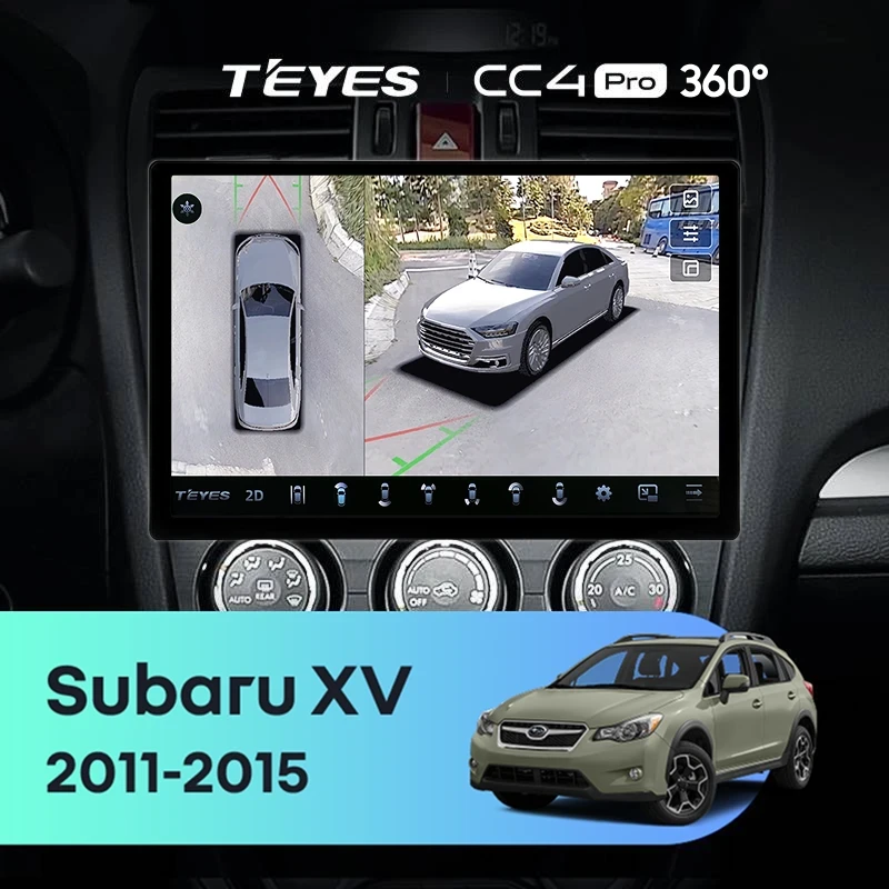 Штатная магнитола Teyes CC4 Pro 360 8/128 Subaru XV (2011-2015) Тип-B (11")