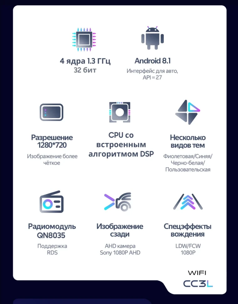 Штатная магнитола Teyes CC3L WiFi 2/32 Kia Rio 1 (2002-2005)