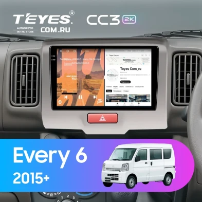 Штатная магнитола Teyes CC3 2K 4/32 Suzuki Every 6 (2015-2026)