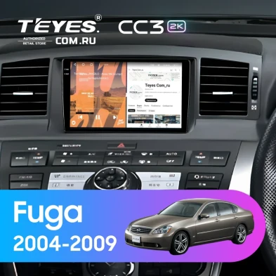 Штатная магнитола Teyes CC3 2K 4/32 Nissan Fuga (2004-2009) F1