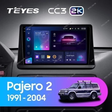 Штатная магнитола Teyes CC3 2K 4/32 Mitsubishi Pajero 2 (1991-2004)