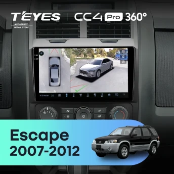 Штатная магнитола Teyes CC4 Pro 360 8/128 Ford Escape (2007-2012) F2