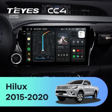 Штатная магнитола Teyes CC4 8/128 Toyota Hilux Pick Up (2015-2020)