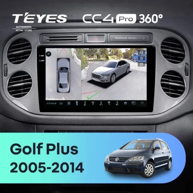 Штатная магнитола Teyes CC4 Pro 360 12/256 Volkswagen Golf Plus (2005-2014) (серая) F2