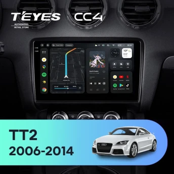 Штатная магнитола Teyes CC4 8/128 Audi TT 2 (2006-2014)