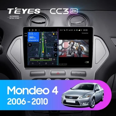 Штатная магнитола Teyes CC3 2K 6/128 Ford Mondeo 4 (2006-2010)