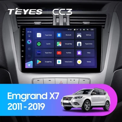Штатная магнитола Teyes CC3 4/32 Geely Emgrand X7 1 GX7 EX7 (2011-2019)