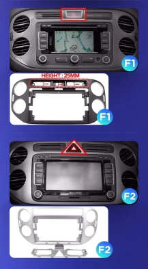 Штатная магнитола Teyes CC3 2K 4/32 Volkswagen Tiguan 1 NF (2006-2016) F1 (11")