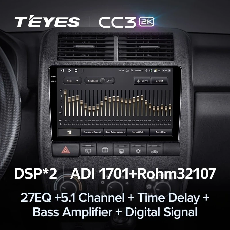 Штатная магнитола Teyes CC3 2K 6/128 Lada Niva Legend (2021-2023)