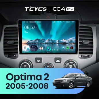Штатная магнитола Teyes CC4 Pro 12/256 Kia Optima 2 MG (2005-2008)