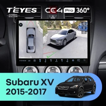 Штатная магнитола Teyes CC4 Pro 360 12/256 Subaru XV (2015-2017) F1 (11")