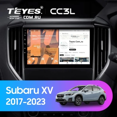 Штатная магнитола Teyes CC3L 4/64 Subaru XV (2017-2023)