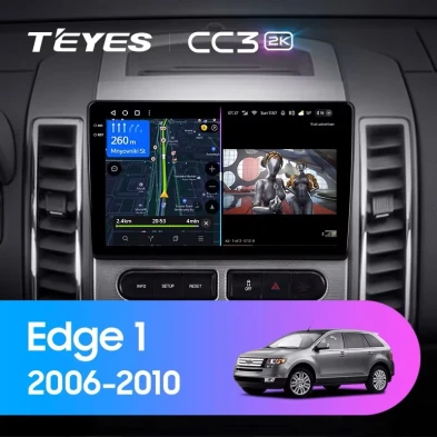 Штатная магнитола Teyes CC3 2K 6/128 Ford Edge 1 U387 (2006-2010)