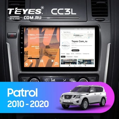 Штатная магнитола Teyes CC3L 4/64 Nissan Patrol Y62 (2010-2020) F2