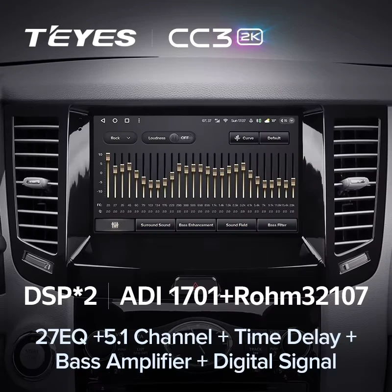 Штатная магнитола Teyes CC3 2K 4/32 Infiniti FX35 2 (2009-2013) Тип-A