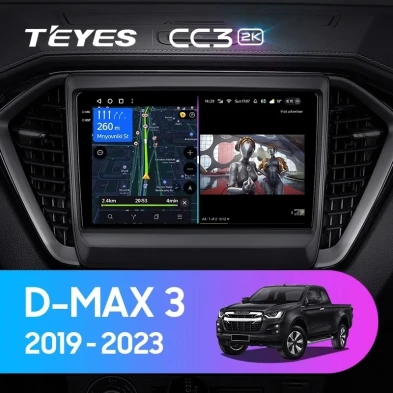 Штатная магнитола Teyes CC3 2K 4/32 lsuzu D-MAX 3 RG (2019-2023)