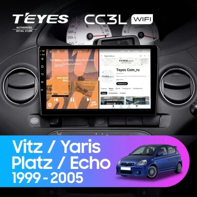Штатная магнитола Teyes CC3L WiFi 2/32 Toyota Yaris (1999-2005) F2