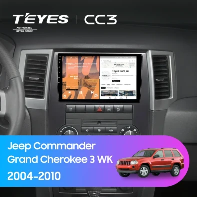 Штатная магнитола Teyes CC3 4/32 Jeep Grand Cherokee 3 WK (2004-2010)