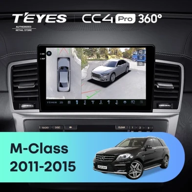 Штатная магнитола Teyes CC4 Pro 360 8/128 Mercedes-Benz M-Class W166 ML (NTG 4.5) (2011-2015)