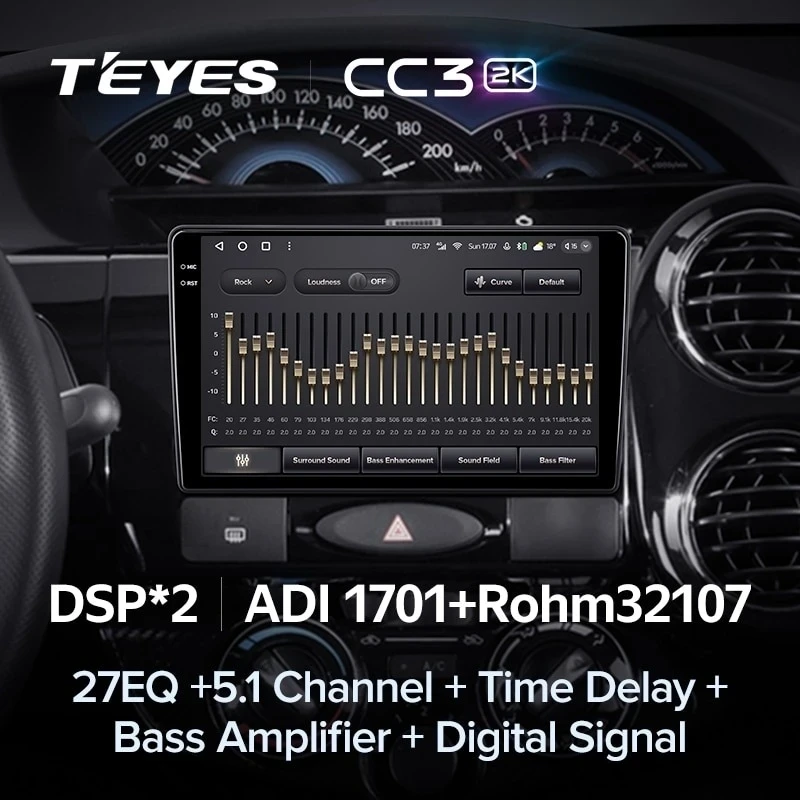 Штатная магнитола Teyes CC3 2K 4/64 Toyota Etios (2011-2021)