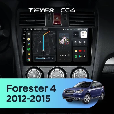 Штатная магнитола Teyes CC4 8/128 Subaru Forester 4 SJ (2012-2015) Тип-B
