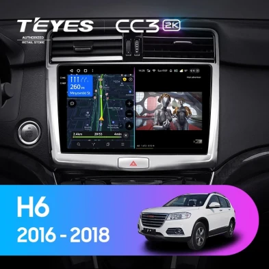 Штатная магнитола Teyes CC3 2K 6/128 Haval H6 (2016-2018)