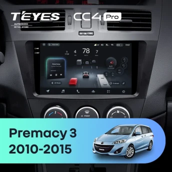 Штатная магнитола Teyes CC4 Pro 8/128 Mazda Premacy 3 (2010-2015)