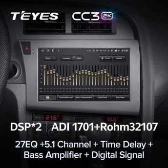 Штатная магнитола Teyes CC3 2K 4/64 Audi S6 3 (2006-2011)