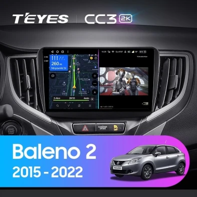 Штатная магнитола Teyes CC3 2K 6/128 Suzuki Baleno 2 (2015-2022)
