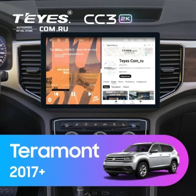 Штатная магнитола Teyes CC3 2K 4/32 Volkswagen Teramont 2017+ (13")