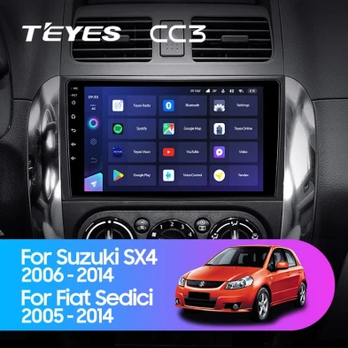 Штатная магнитола Teyes CC3 4/32 Suzuki SX4 1 (2006-2014)