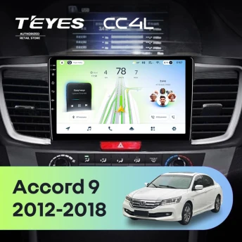 Штатная магнитола Teyes CC4L 6/64 Honda Accord 9 CR (2012-2018)