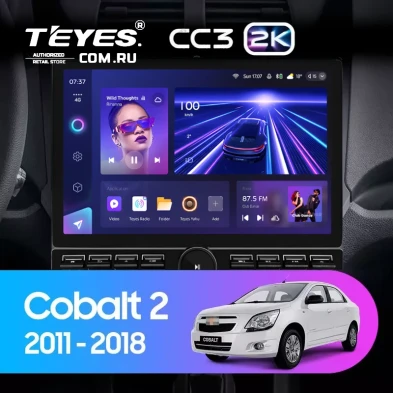 Штатная магнитола Teyes CC3 2K 6/128 Chevrolet Cobalt 2 (2011-2018) (13" с кнопками)