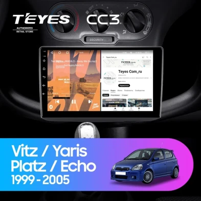 Штатная магнитола Teyes CC3 4/32 Toyota Echo (1999-2005) F1