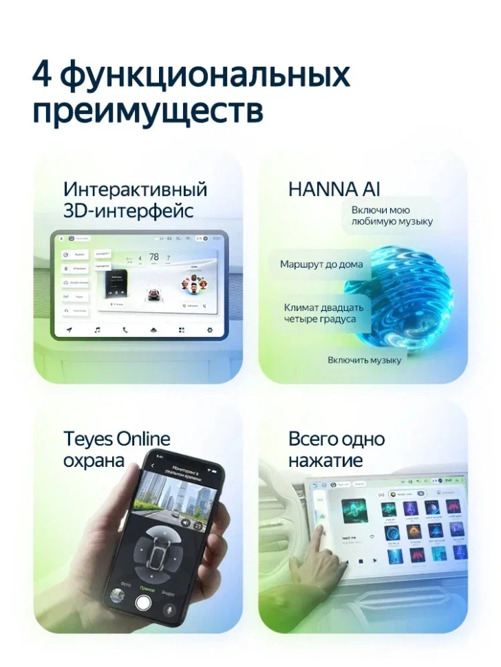 Штатная магнитола Teyes CC4L 6/64 Hyundai Sonata 7 LF (2014-2017)