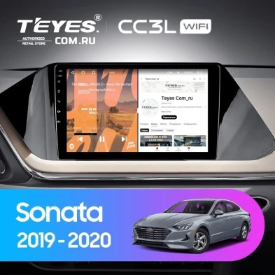 Штатная магнитола Teyes CC3L WiFi 2/32 Hyundai Sonata DN8 (2019-2020) Тип-A
