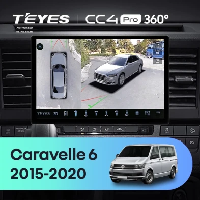 Штатная магнитола Teyes CC4 Pro 360 12/256 Volkswagen Caravelle T6 (2015-2020) (13")