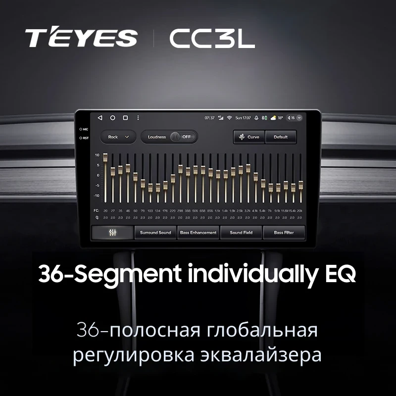 Штатная магнитола Teyes CC3L 4/64 Kia Pride 3 (2011-2015)