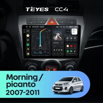 Штатная магнитола Teyes CC4 6/64 Kia picanto (2007-2011)
