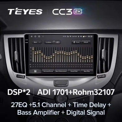Штатная магнитола Teyes CC3 2K 4/32 Chery M11 A3 (2008-2015)