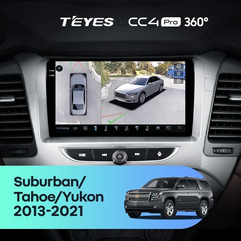 Штатная магнитола Teyes CC4 Pro 360 8/128 GMC Yukon (2014-2020)
