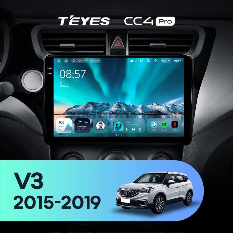 Штатная магнитола Teyes CC4 Pro 8/128 Brilliance V3 (2015-2019)