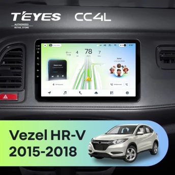 Штатная магнитола Teyes CC4L 6/64 Honda HR-V (2015-2018)