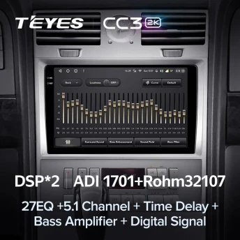 Штатная магнитола Teyes CC3 2K 4/64 Lincoln Navigator (2002-2006)