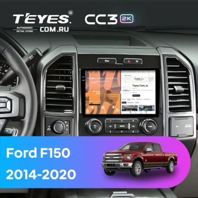 Штатная магнитола Teyes CC3 2K 6/128 Ford F150 (2014-2020) Тип-A